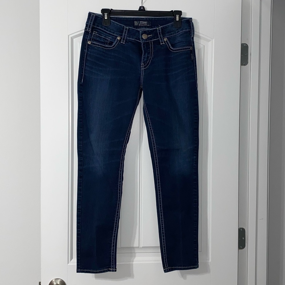 Silver Suki Jeans